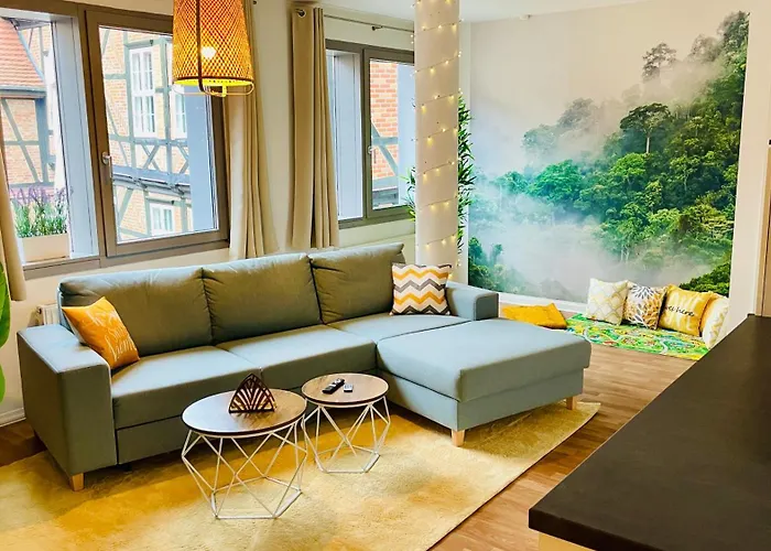 Fewozauber - Dom Suite, Zentral, 7 Pers, 4 Zimmer, Design, Family, Haustier *